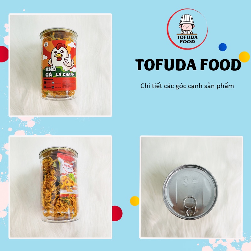 Khô gà lá chanh 200g xé cay gà khô lá chanh thơm ngon rẻ  TOFUDA KG200 | BigBuy360 - bigbuy360.vn