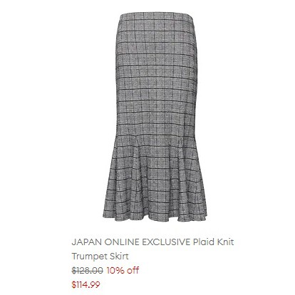 VÁY BANANA REPUBLIC