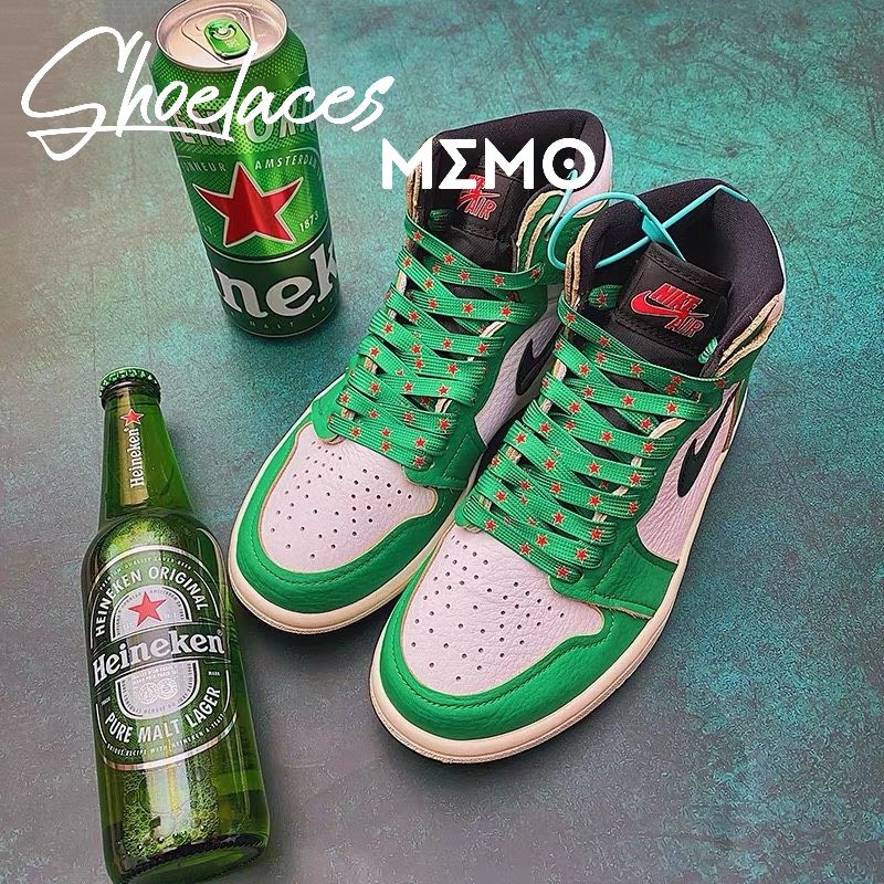 Dây Giày Nike Dunk Sb Low Heineken - Dây Giày Custom