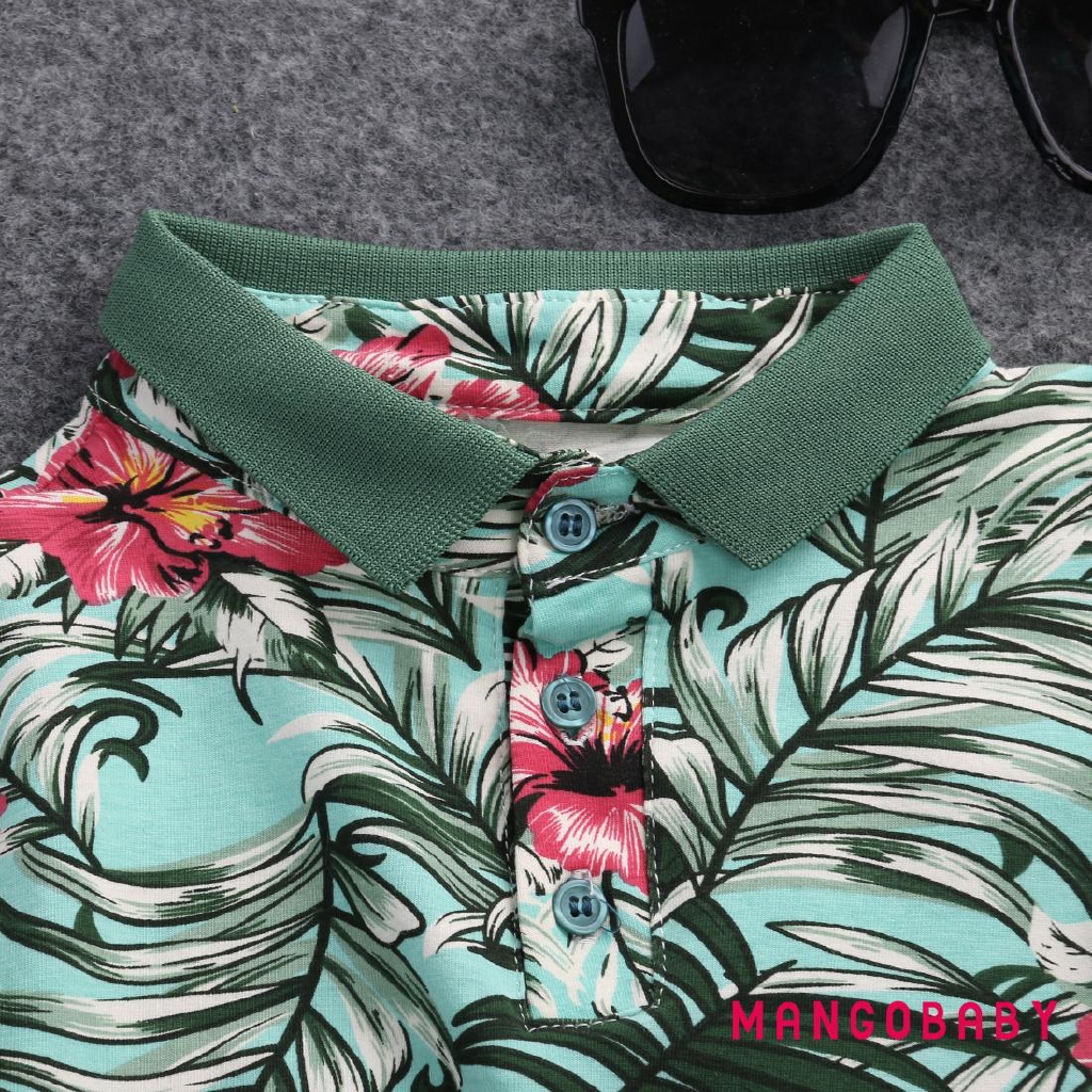 Bộ quần áo cotton Polo đáng yêu cho bé trai