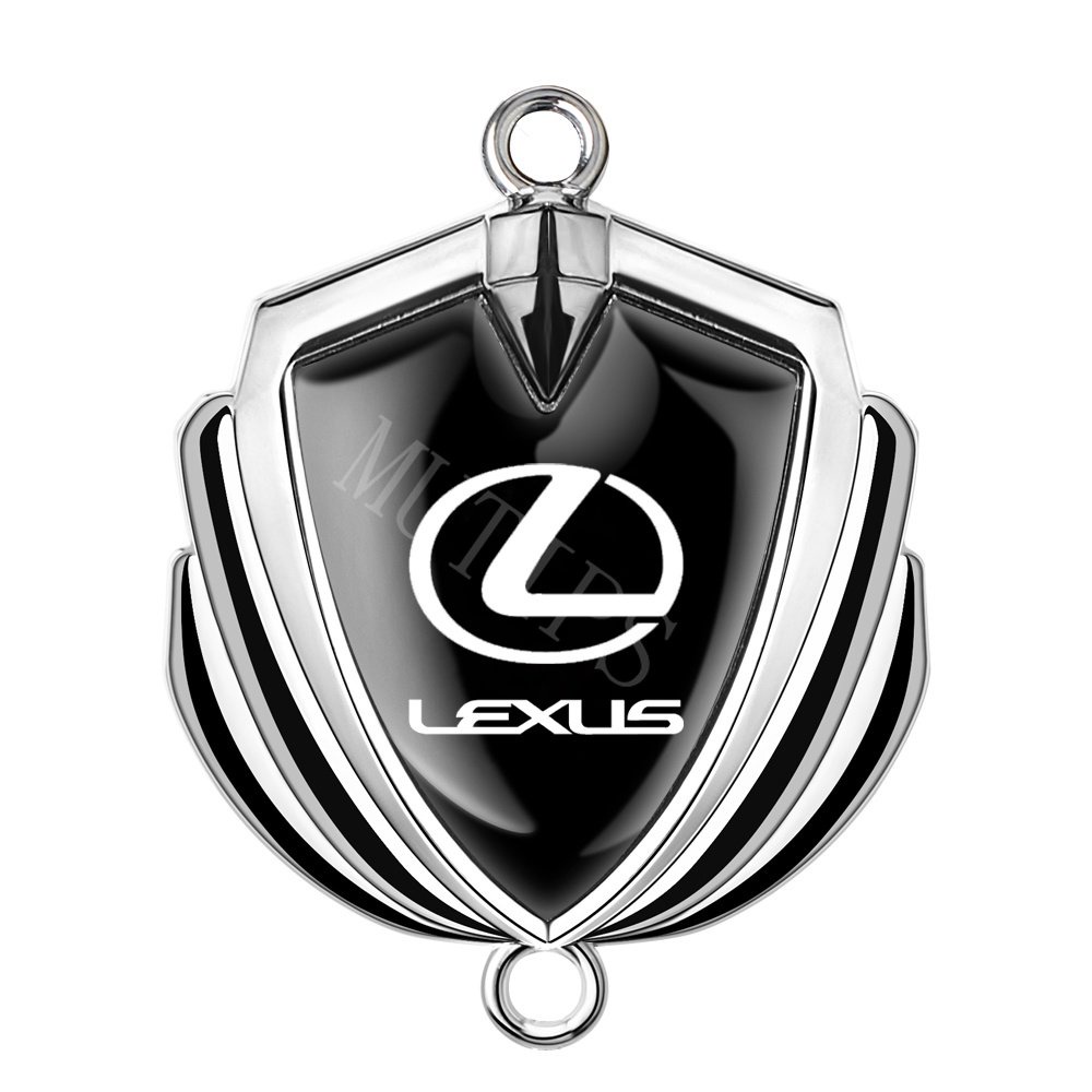 Huy Hiệu Kim Loại 3D Trang Trí Gương Chiếu Hậu Xe Hơi Toyota Honda Nissan Ford