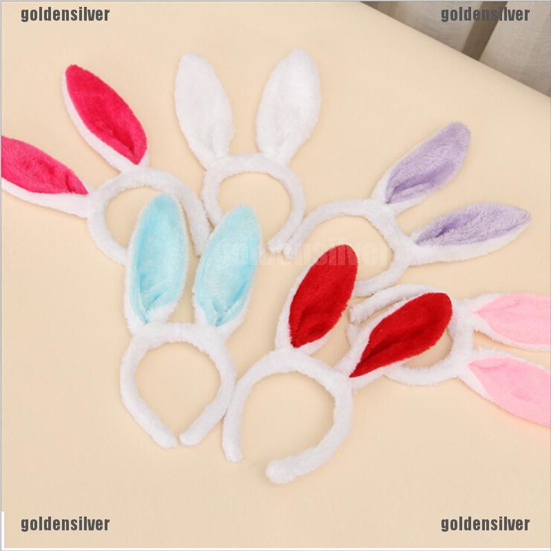 Băng Đô Tai Thỏ Bằng Lông Xù Thời Trang Dành Cho Hóa Trang