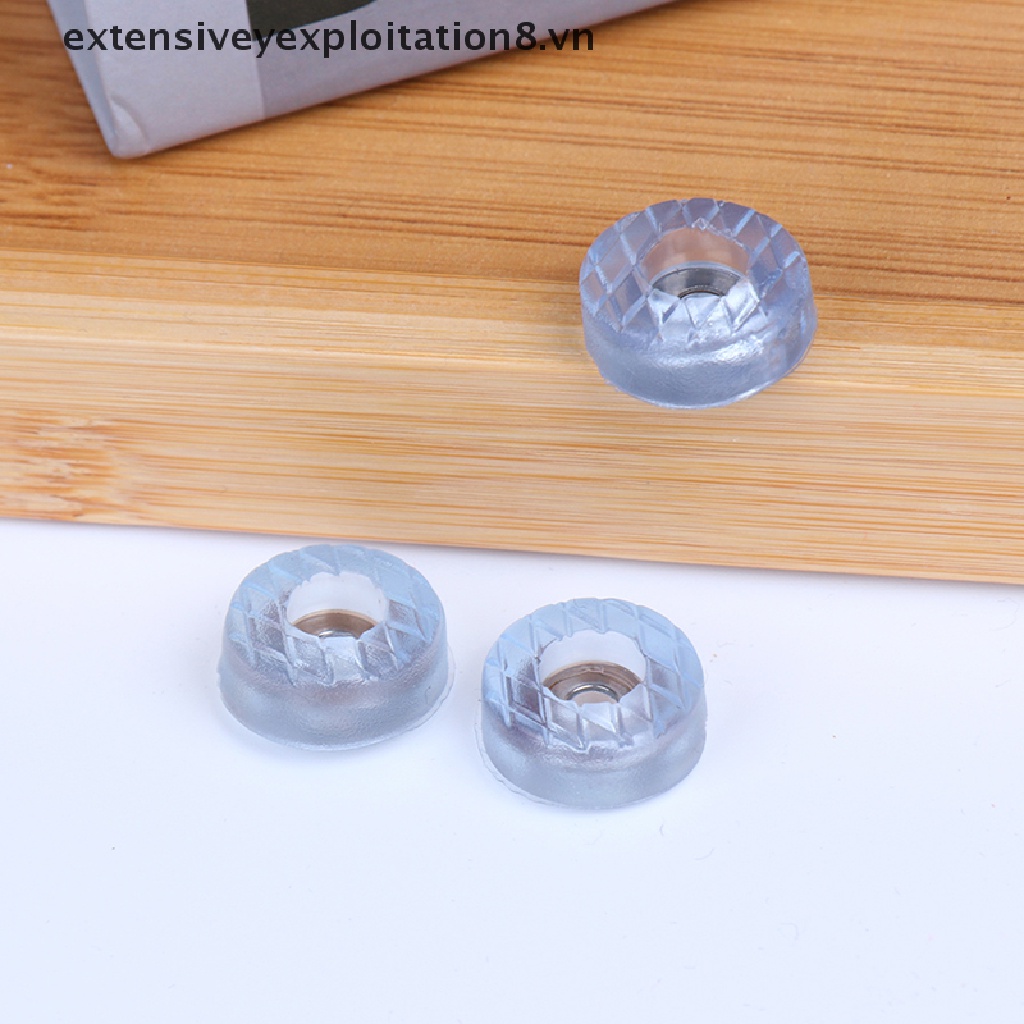 Set 10 Miếng Bọc Chân Ghế Sofa Mềm Mại Trong Suốt Chống Trượt