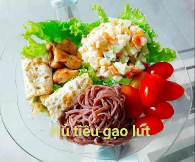 Gạo lứt-Nui-Bún-phở-hủ tiếu- bánh canh lứt Keto_Eat Clean_ thực dưỡng 500g