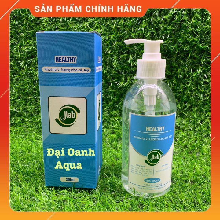 Khoáng Vi Lượng Cho Cá Tép Healthy JLAB - Bổ Sung Khoáng Ở Dạng Vi Lượng Giúp Mọi Loại Cá Tép Sinh Trưởng Ổn Định