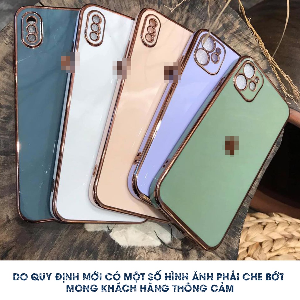 Ốp Lưng Iphone Vuông Kiểu iphone 12 - Ốp Độ ip12 Viền Sang Trọng Nhiều màu - ip Lala17