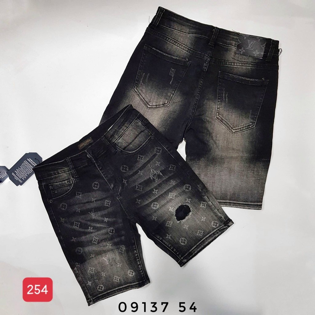 Quần Sọt Jean Nam màu Xanh, Quần Đùi Nam Chất Jean co giãn thời trang cao cấp MuradFashion ms1830 | BigBuy360 - bigbuy360.vn
