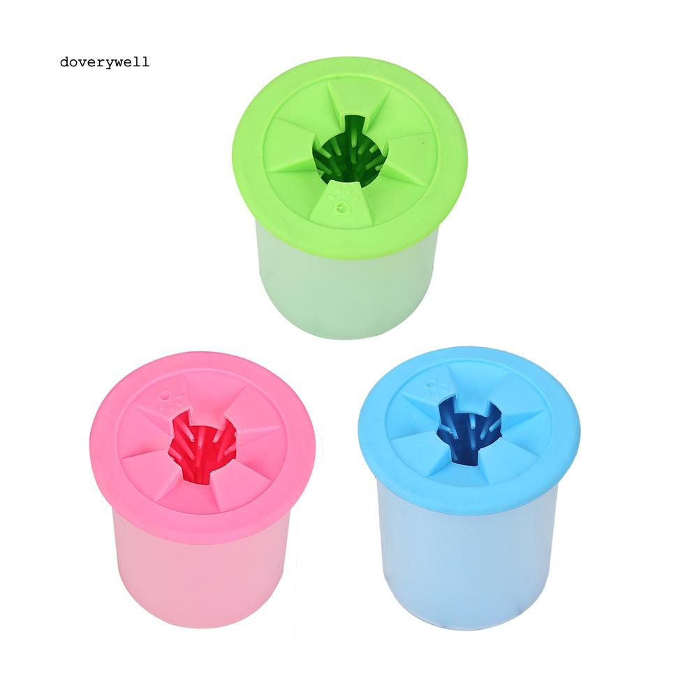 Cốc silicon rửa chân tiện lợi cho thú cưng