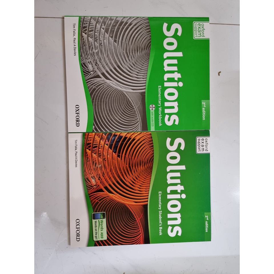 Trọn bộ solutions elementary bản 2nd cho bé siêu nét
