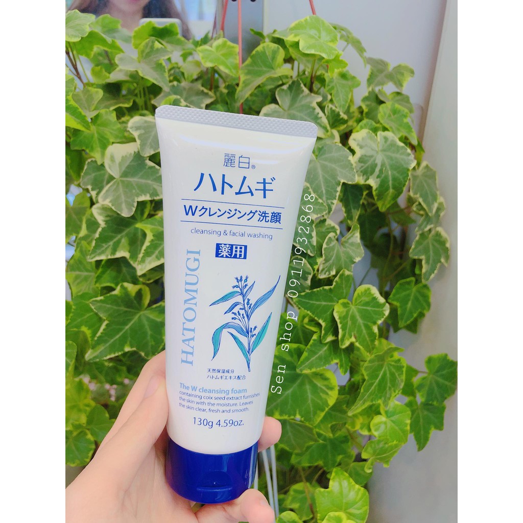 (HÀNG CHÍNH HÃNG) SỮA RỬA MẶT HATOMUGI CLEANSING & FACIAL WASHING CHIẾT XUẤT TỪ HẠT Ý DĨ 130G/170g | BigBuy360 - bigbuy360.vn