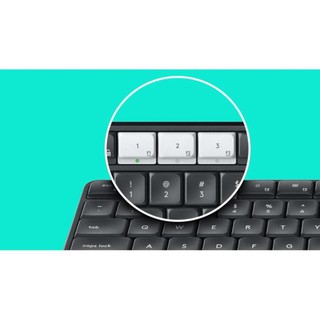 Bàn phím Logitech K375s Multi-Devicekèm giá đỡ - USB, giảm ồn, Laptop/Tablets