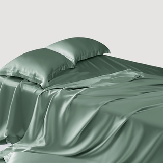 Trọn Bộ 4 Món Chăn Ga Gối Phi Lụa Mềm, Mát ,Mịn  Lan Phạm Bedding- Nhiều Màu Thanh Lịch, Thấm Hút Tốt