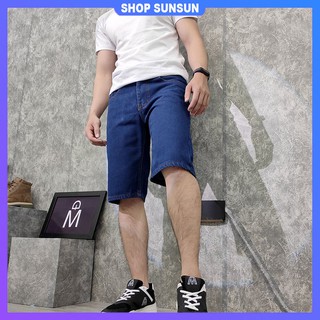 Quần sọt jean nam xanh ⭐ FREESHIP ⭐ SS392 shop Sunsun chuyên quần short nam