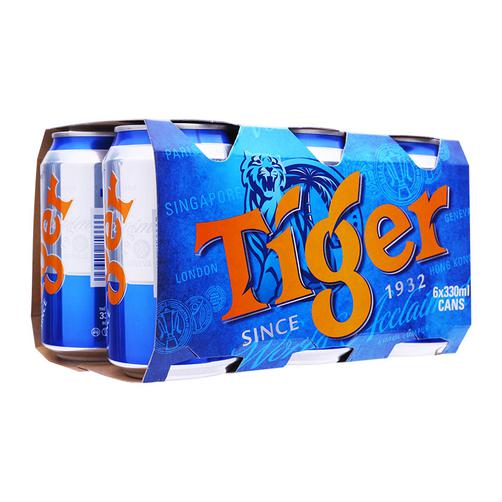 [Mã GRO1904 giảm 8% đơn 300K] Thùng 24 Lon Bia Tiger 330ml