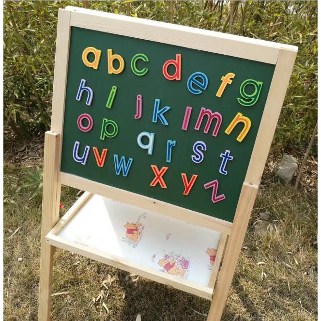 Bộ chữ số gỗ nam châm (Wooden Magnetic Letters/Numbers)