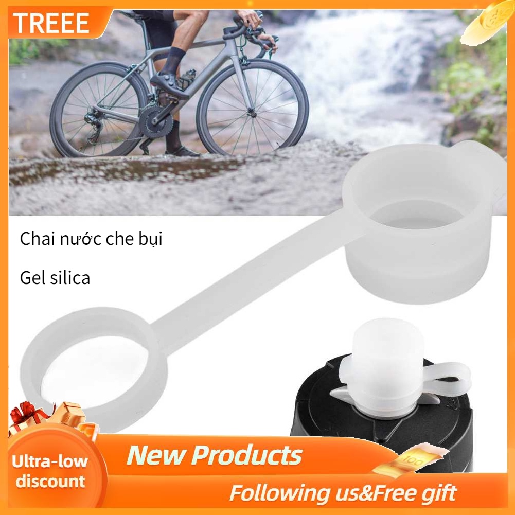 [TREEE]Nắp silicone đậy bình nước chống bụi cho xe đạp thể thao