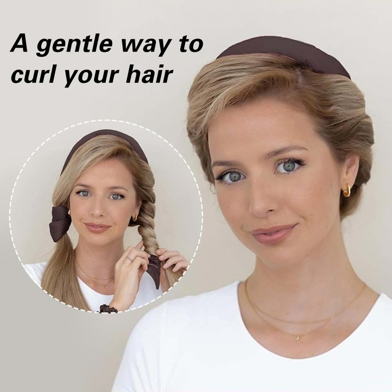 Máy Uốn Tóc Tạo Kiểu Bằng Xốp Mềm Mại Không Dính Chịu Nhiệt Tiện Dụng