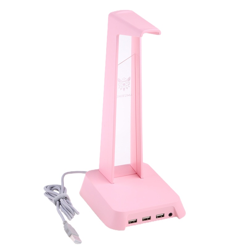 Giá Đỡ Tai Nghe Chơi Game 3 Cổng USB RGB IOR IOR Không Trượt