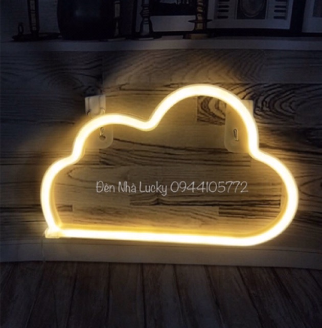 🌥 ĐÈN NEON HÌNH ĐÁM MÂY CUTE ✨