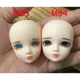 Đầu búp bê Chika đã trang điểm
