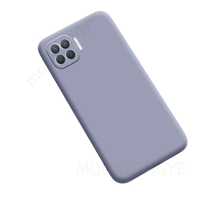 Ốp lưng silicone màu trơn kiểu dáng đơn giản thời trang cho Oppo A93