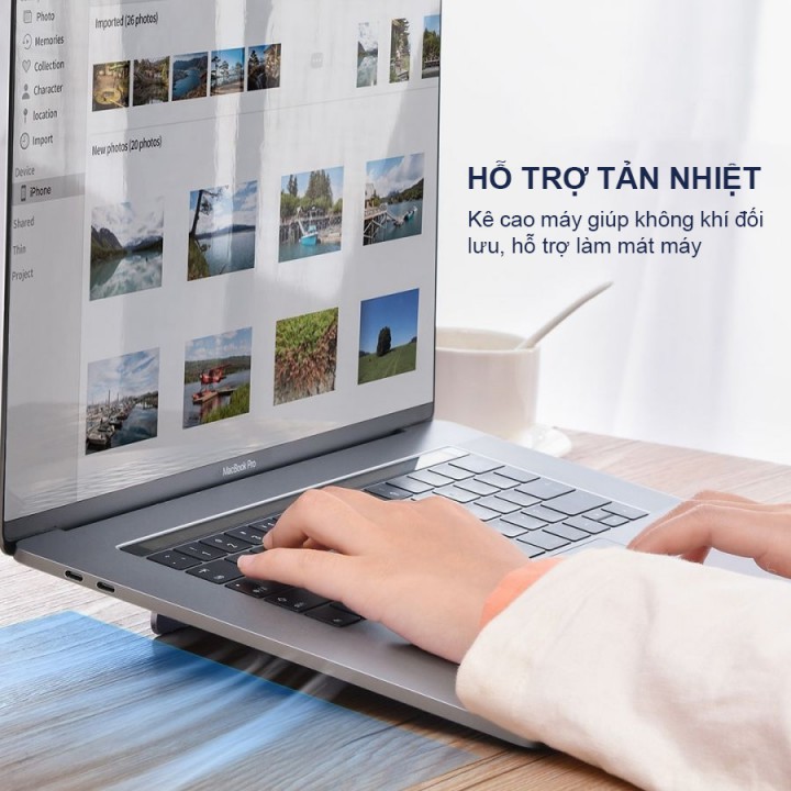 Kickflip - Đế tản nhiệt cho Macbook, Laptop Chính hãng Baseus