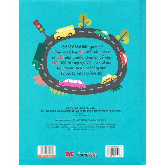 Sách Đinh Tị - First 100 Trucks And Things That Go - 100 Từ Đầu Tiên Về Các Phương Tiện Giao Thông