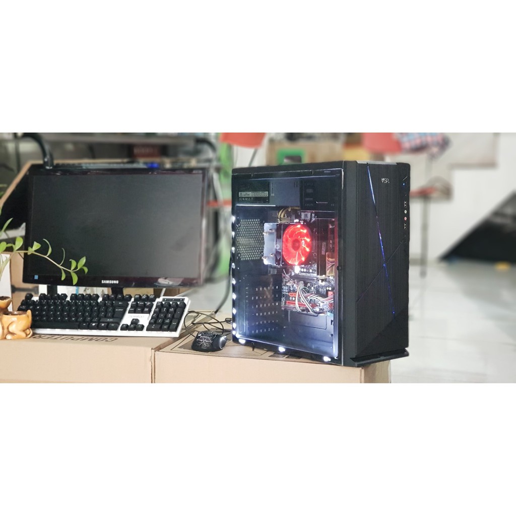 (HOT SALE) Máy vi tính chơi game lol max setting, A10 5800K, RAM 8GB, VGA Onboard 7660D 4GB, kèm màn hình 22inch | BigBuy360 - bigbuy360.vn