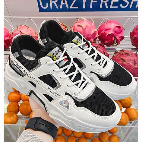 [XEM ĐÁNH GIÁ] Giày Thể Thao Sneaker WATAHHH Phản Quang Nam Nữ 🚛 FREESHIP | Giày Sneaker AVI-346 Phản Quang