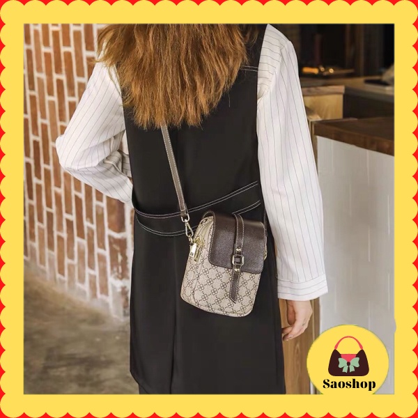 Túi xách đựng dt nữ đeo chéo thời trang, túi xách nhiều ngăn