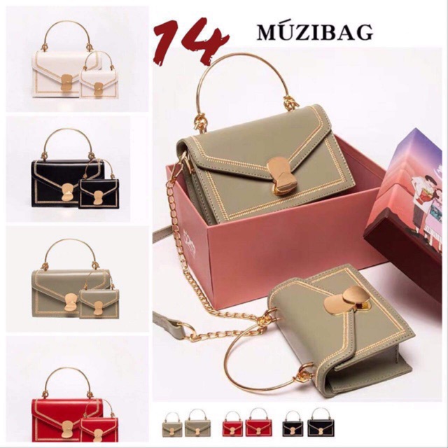 Túi Muzibag mẫu 14 - full box - Mua 1 Tặng 1 | BigBuy360 - bigbuy360.vn