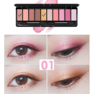 Bộ phấn mắt 10 màu Maycreate