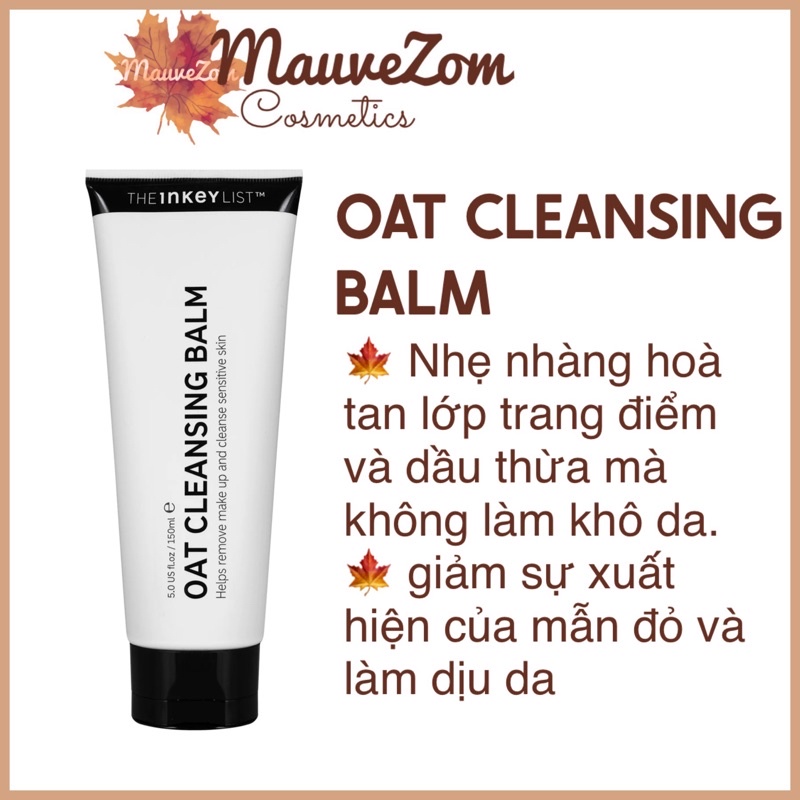 Sữa rửa mặt yến mạch Oat Cleansing balm - THE INKEY LIST 150ml