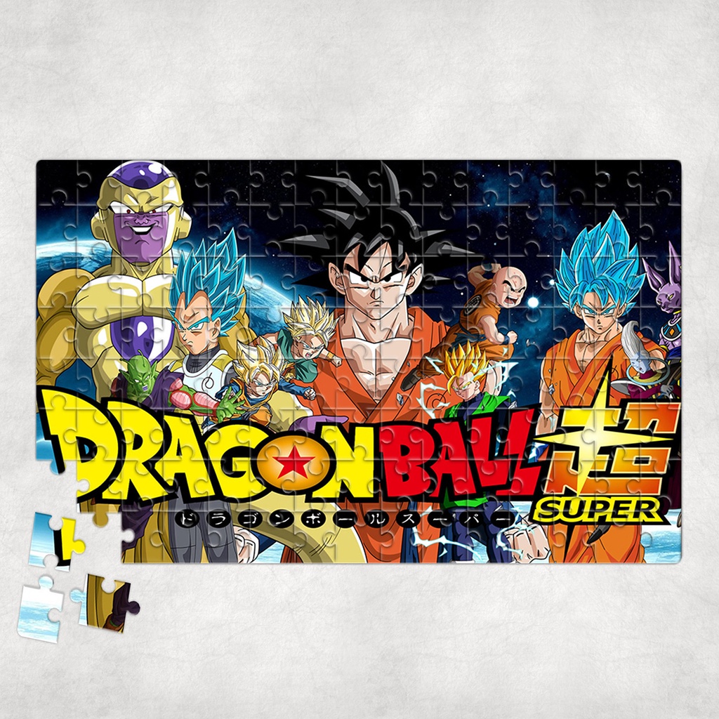 Tranh ghép hình A4, A5 Anime, xếp hình DRAGON BALL SUPER - Mẫu 1 thương hiệu Tini Printing