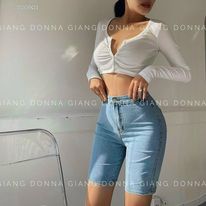 QUẦN SHORT JEANS NGỐ (KÈM VIDEO HÌNH THẬT)