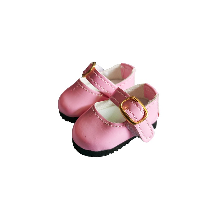 Giày mini cho búp bê 30cm 1/6 loại giày da xịn sò cỡ 4.5x2.2cm