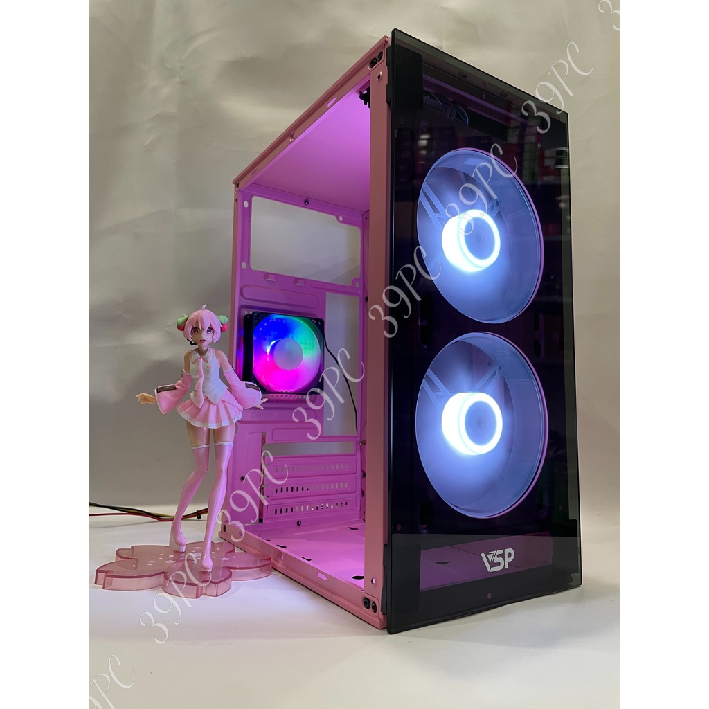 [Gì Cũng Rẻ] Vỏ Case VSP Gaming V212 M-Atx Nhỏ Gọn, Hai Mặt Kính Cường Lực