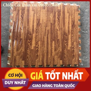 Thảm Xốp Vân Gỗ ❤️FREESHIP❤️ Thảm Gép Vân Gỗ 60x60