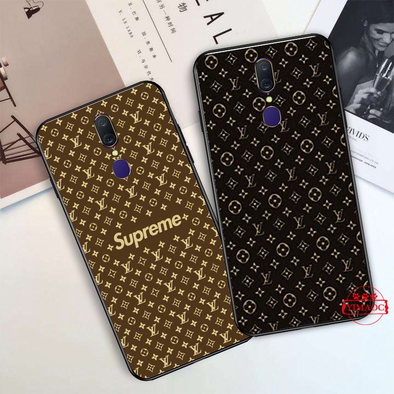 Ốp điện thoại mềm in hình logo LV supreme cho OPPO A3S A5 A37 A39 A5S A7 A59 F1S F3 A1 F5 F7 F9