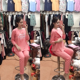 Bộ bầu và sau sinh chất cotton đẹp