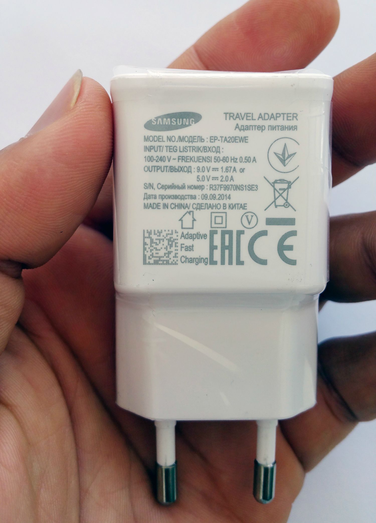 Củ sạc samsung thường 5v-2A