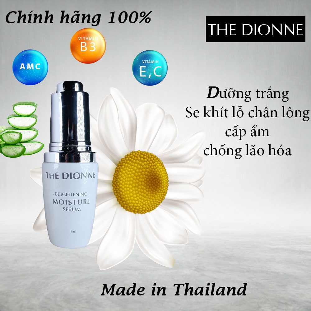 Serum dưỡng trắng da the dionne tinh chất trắng da từ hoa cúc đức (15ml)