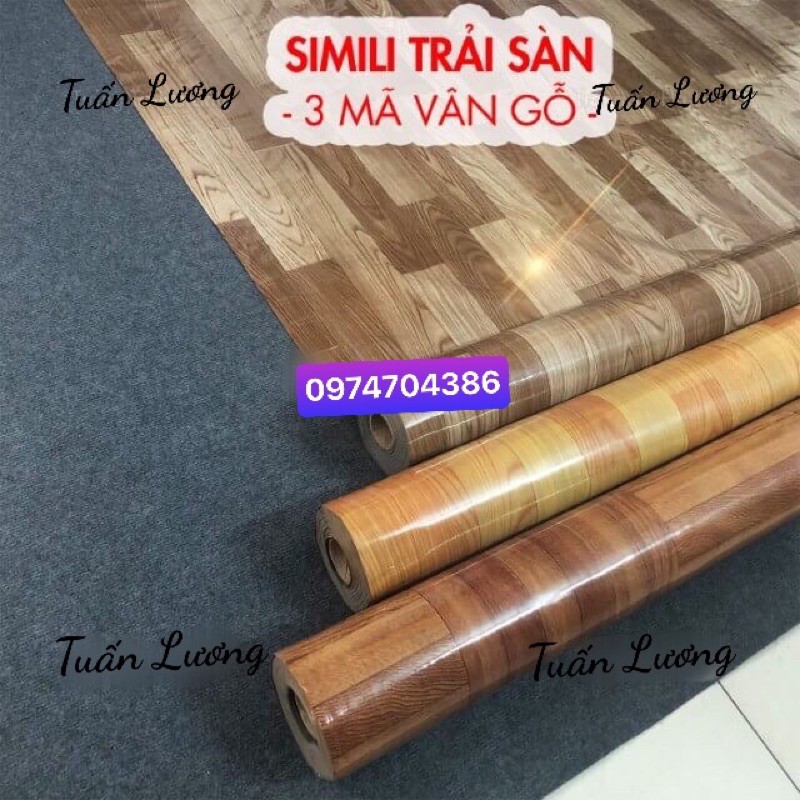 Simili Lót Trải Sàn Nhà Giả Vân Gỗ Giá Rẻ Chống Trượt 3 Mã Được Ưa Chuộng