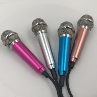 [Mã ELHACE giảm 4% đơn 300K] Micro hát karaoke mini giắc cắm 3.5mm