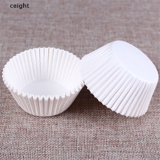 100pcs white cupcake paper cases cupcake paper cups for bakeware cake tools VN