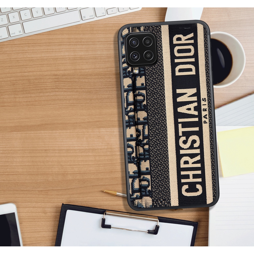 ỐP LƯNG SAMSUNG A12 - A22 4G - A22 5G - M32, IN HÌNH LÔ GÔ DI-OR ĐẸP, CHẤT, PHONG CÁCH..