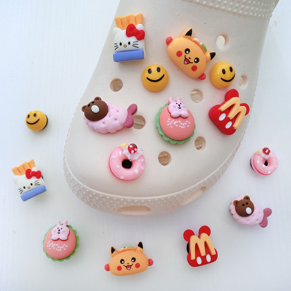 Giày Crocs Jibbitz Họa Tiết Hoạt Hình Dễ Thương