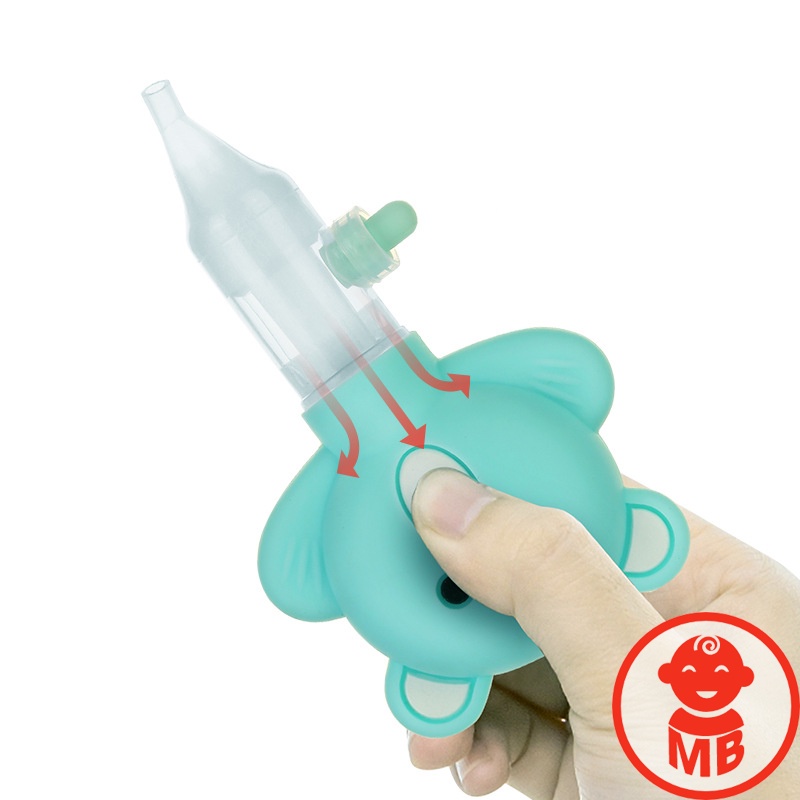 Dụng cụ hút mũi GẤU kèm nhíp gắp rỉ mũi có hộp đựng cho bé