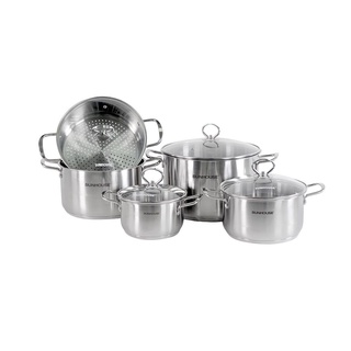 Bộ nồi inox 3 đáy sunhouse sh895