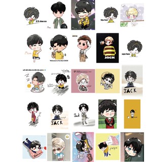 combo 50 Sticker hình Jack Phương Tuấn